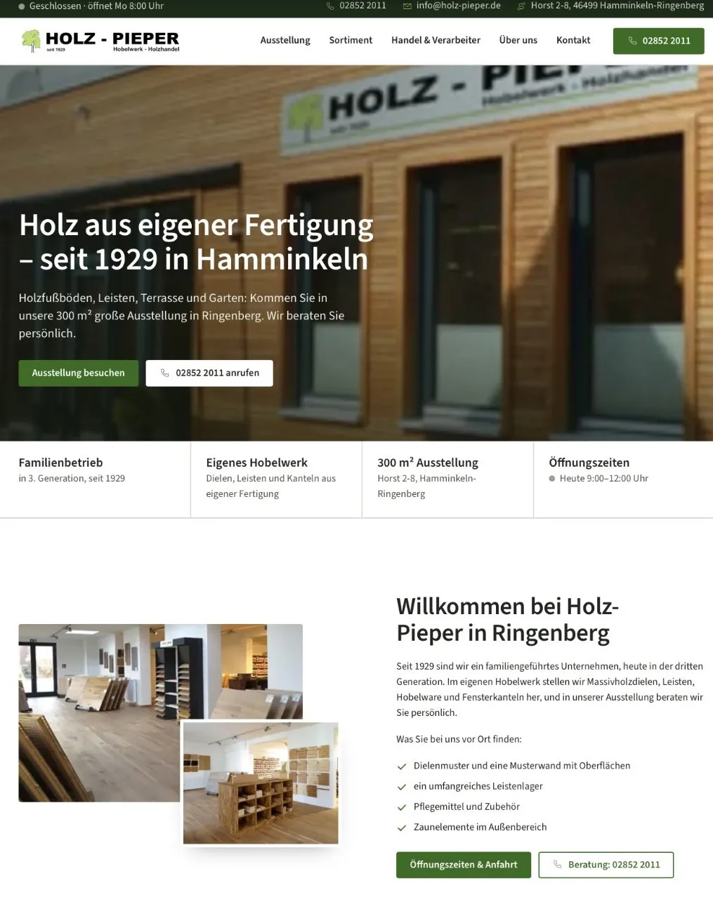 Neuer Entwurf für Holz-Pieper